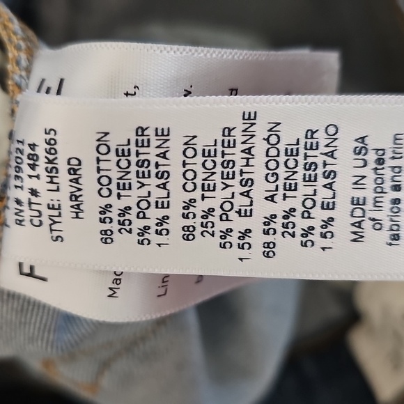 Frame Denim Le High Skinny Blue Jeans 25 Preowned - Picture 9 of 9